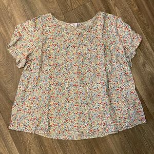 Liberty London for UNIQLO linen floral shirt